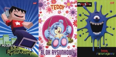 Opakowanie Blok rysunkowy A4 20 kartek 10 sztuk mix