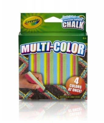 Crayola Multi-Color Kreda chodnikowa multi kolorowa 5 sztuk. Wydawca: Crayola. SmakLiter.pl Opakowanie Crayola Multi-Color Kreda chodnikowa multi kolorowa 5 sztuk