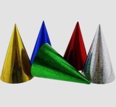 Opakowanie Czapeczka holograficzna różne kolory 3 sztuki