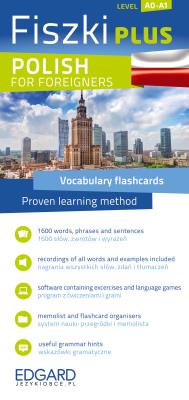 Okładka książki Fiszki PLUS Polish for Foreigners