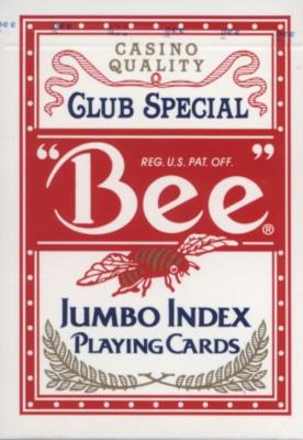 Karty do gry Bee Jumbo Index. Wydawca: United States Playing Card Company. SmakLiter.pl Opakowanie Karty do gry Bee Jumbo Index