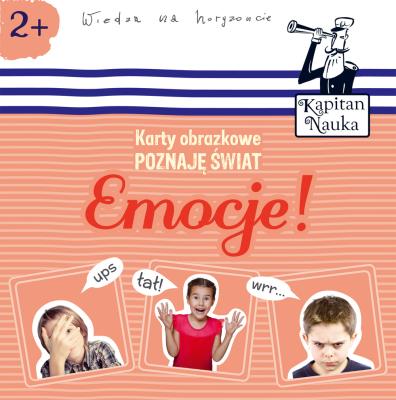 Okładka książki Karty obrazkowe Poznaję świat Emocje!