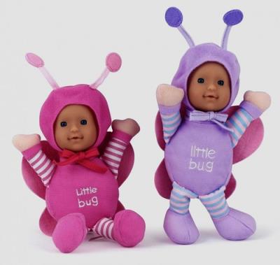 Lalka bobas Little bug 18 cm fioletowa. Wydawca: Dolls World. SmakLiter.pl Opakowanie Lalka bobas Little bug 18 cm fioletowa