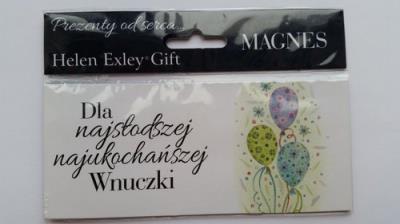 Opakowanie Magnes Dla najsłodszej najukochańszej Wnuczki
