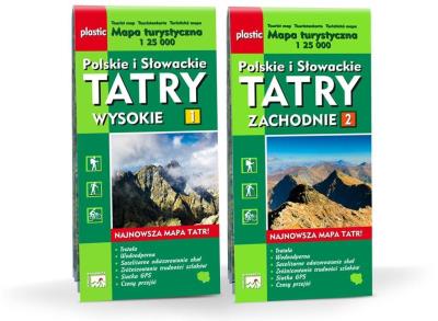 Mapa turystyczna Tatry Polskie i Słowackie 2w1 WIT. Wydawca: Agencja Wydawnicza WIT. SmakLiter.pl Opakowanie Mapa turystyczna Tatry Polskie i Słowackie 2w1 WIT