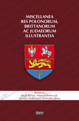 Okładka książki Miscellanea res Polonorum, Brittanorum ac Judaeorum illustrantia