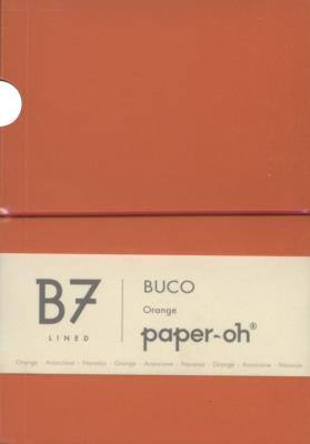 Opakowanie Notatnik B7 Paper-oh Buco Orange w linie