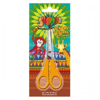 Opakowanie Nożyczki szkolne dla praworęcznych Safari