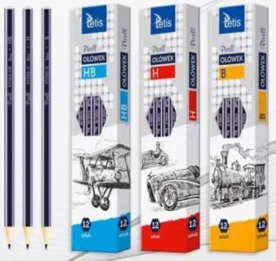 Okładka książki Ołówek PIXELL twardość B 12 szt