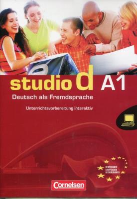 studio d A1 Interaktywny poradnik metodyczny. Autor: Demme S., Funk H., Kuhn Ch. Kosior-Szychiewicz M.. SmakLiter.pl Okładka książki studio d A1 Interaktywny poradnik metodyczny