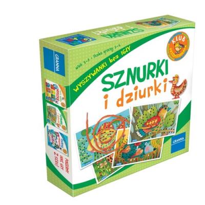 Sznurki i dziurki. Wydawca: Granna. SmakLiter.pl Opakowanie Sznurki i dziurki