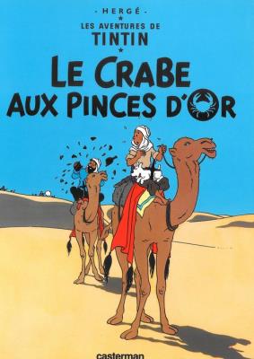 Okładka książki Tintin Le Crabe aux pinces d'or