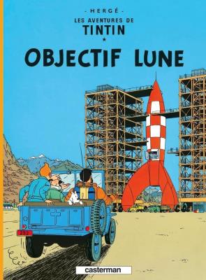 Okładka książki Tintin Objectif Lune
