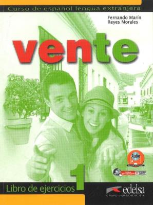 Vente 1 ćwiczenia. Autor: Marin Fernando, Morales Reyes. SmakLiter.pl Okładka książki Vente 1 ćwiczenia