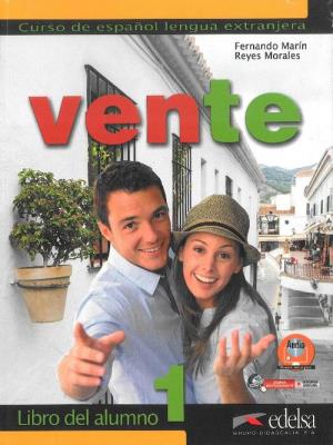 Vente 1 podręcznik. Autor: Marin Fernando. Morales Reyes. SmakLiter.pl Okładka książki Vente 1 podręcznik