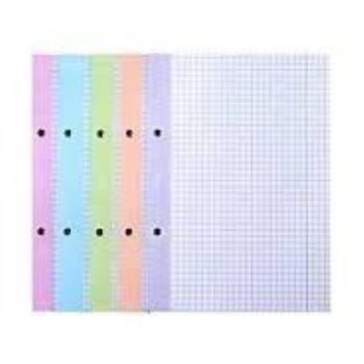 Opakowanie Wkład do segregatora A5/50K kratka kolor m. (5szt)