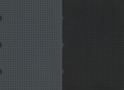 Opakowanie Zeszyt A5 Paper-oh Cahier Circulo gładki 40 kartek Black on Grey / Grey on Black