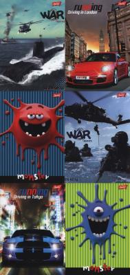 Zeszyt A5 w trzy linie 32 kartki 15 sztuk mix. Wydawca: St. Majewski. SmakLiter.pl Opakowanie Zeszyt A5 w trzy linie 32 kartki 15 sztuk mix