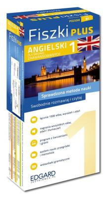 Angielski Fiszki PLUS dla średnio zaawansowanych 1. Autor: Opracowanie zbiorowe. SmakLiter.pl Okładka książki Angielski Fiszki PLUS dla średnio zaawansowanych 1