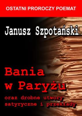 Okładka książki Bania w Paryżu