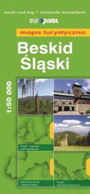 Beskid Śląski mapa turystyczna 1:50 000. Autor: Opracowanie zbiorowe. SmakLiter.pl Okładka książki Beskid Śląski mapa turystyczna 1:50 000