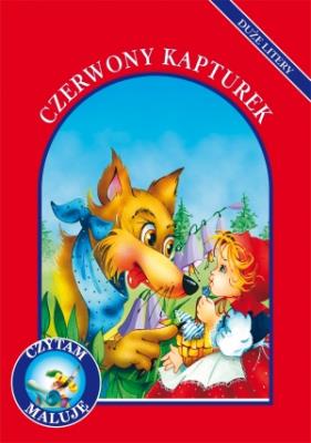 Okładka książki Czytam, maluję. Duże litery - Czerwony Kapturek