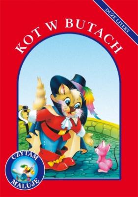 Okładka książki Czytam, maluję. Duże litery - Kot w butach