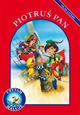 Okładka książki Czytam, maluję. Duże litery - Piotruś Pan