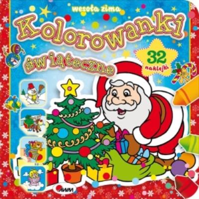 Okładka książki Kolorowanki świąteczne. Wesoła zima