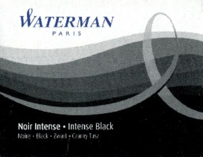 Opakowanie Naboje do pióra wiecznego Waterman czarne 8szt.
