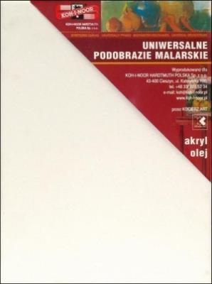 Podobrazie bawełniane 27x33 cm. Wydawca: Koh-I-Noor. SmakLiter.pl Opakowanie Podobrazie bawełniane 27x33 cm