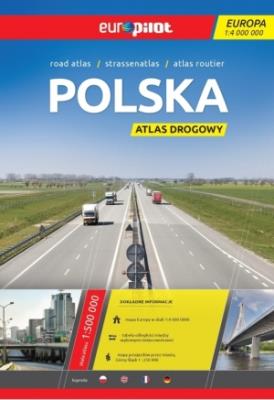Okładka książki Polska. Atlas drogowy w skali 1:500 000. Europilot