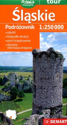 Okładka książki Śląskie podróżownik mapa samochodowa