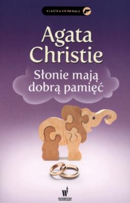 Słonie mają dobrą pamięć. Autor: Agatha Christie. SmakLiter.pl Okładka książki Słonie mają dobrą pamięć