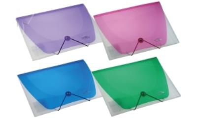 Opakowanie Teczka A4 z gumką niebieska