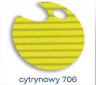 Opakowanie Tektura falista 50x70 cm cytrynowa rolka MONA