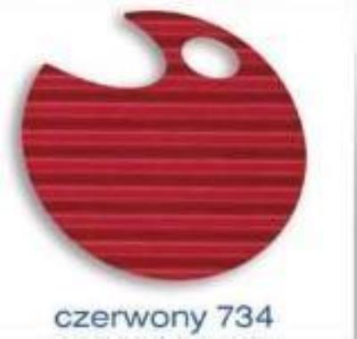 Opakowanie Tektura falista 50x70 cm czerwona rolka MONA