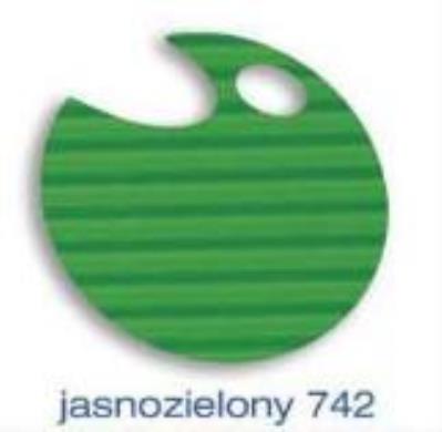 Opakowanie Tektura falista 50x70 cm jasnozielona rolka MONA