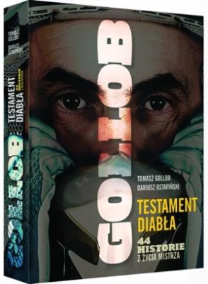 Testament Diabła 44 historie z życia. Autor: Tomasz Gollob, Dariusz Ostafiński. SmakLiter.pl Okładka książki Testament Diabła 44 historie z życia
