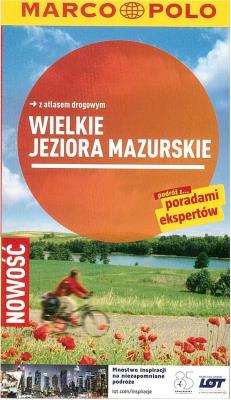Wielkie jeziora mazurskie. Przewodnik Marco Polo z atlasem drogowym. Autor: Thoralf  Plath. SmakLiter.pl Okładka książki Wielkie jeziora mazurskie. Przewodnik Marco Polo z atlasem drogowym