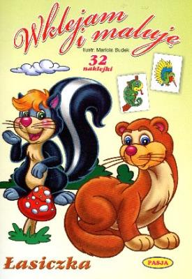 Okładka książki Wklejam i maluję - Łasiczka