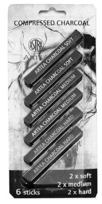 Opakowanie Zestaw węgli prasowanych 6 sztuk ASTRA