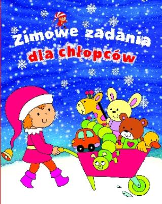 Zimowe zadania dla chłopców. Autor: Anna Wiśniewska (red.). SmakLiter.pl Okładka książki Zimowe zadania dla chłopców