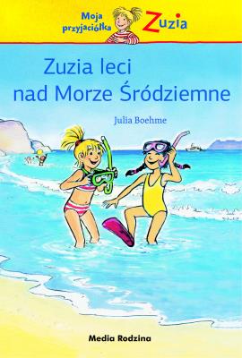Okładka książki Zuzia leci nad morze Śródziemne