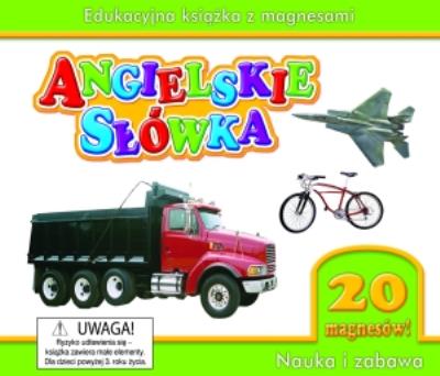 Okładka książki Angielskie słówka. Edukacyjna książka z magnesami