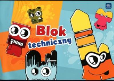 Opakowanie Blok techniczny A4 10 kartek Mix wzorów