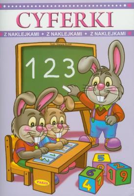 Okładka książki Cyferki z naklejkami