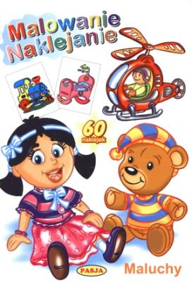 Okładka książki Malowanie naklejanie - Maluchy PASJA
