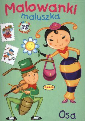 Malowanki maluszka. Osa. Autor: Opracowanie zbiorowe. SmakLiter.pl Okładka książki Malowanki maluszka. Osa