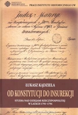 Okładka książki Od Konstytucji do Insurekcji